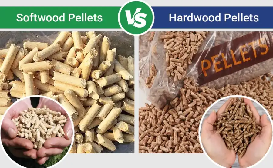 Hardwood vs Softwood Pellets
