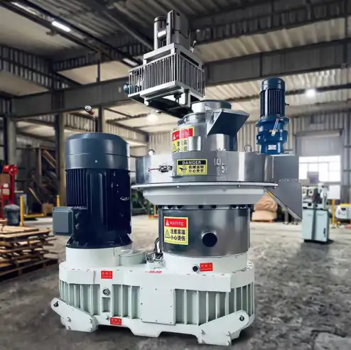 220V Wood Pellet Mills with Motor Alfalfa Rice Husk Straw Sawdust Bagasse Granulator