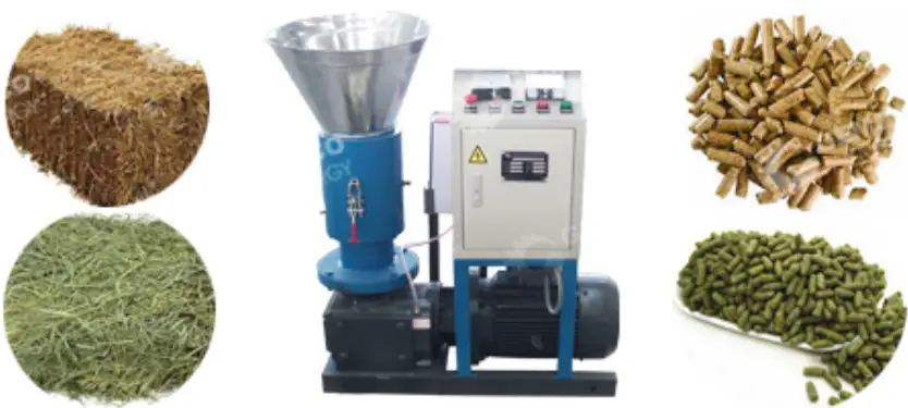 Efficient Grass Pellet Machine for Bio-fuel