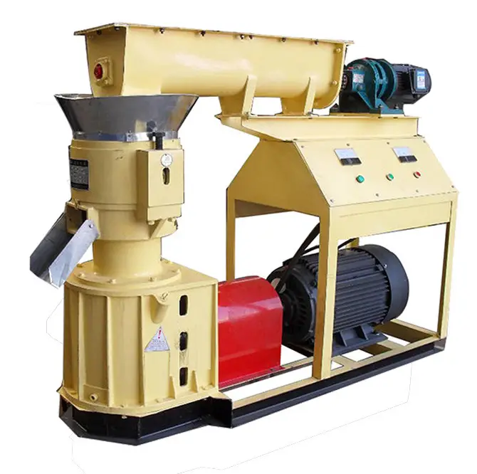 30KW Animal Feed Pellet Machine 1000KG/H Alfalfa Grass Pellet Making Mchine